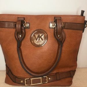 Brown micheal kors purse